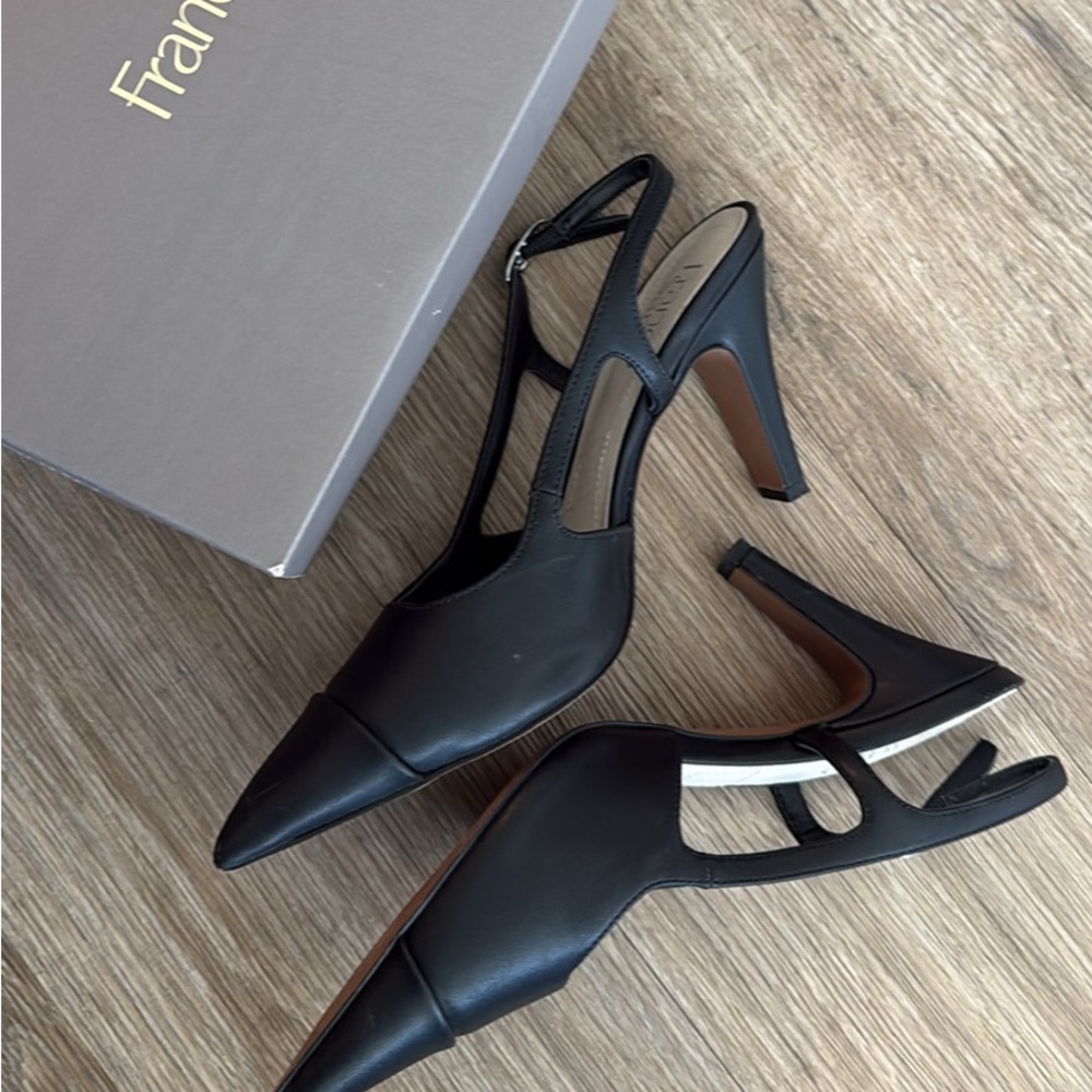 Franco Sarto Elegant Black Heels 6.5